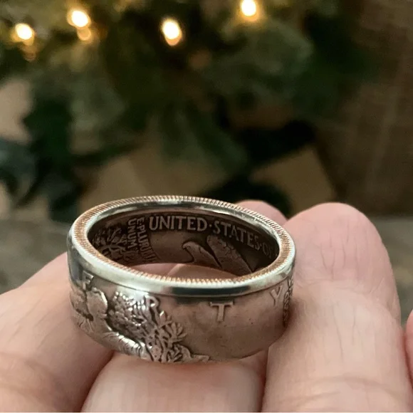 Silver 90% Coin Rings Bundle 2x Continental Silver